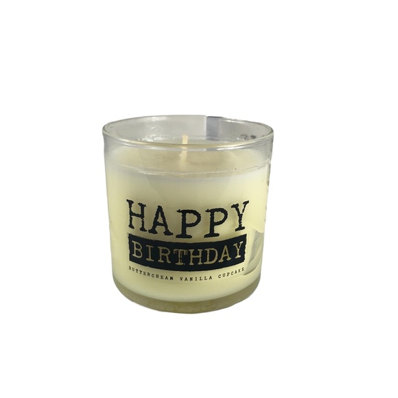 Happy Birthday Buttercream Vanilla Cupcake Candle from Lulus Candles - Picture 9 of 9
